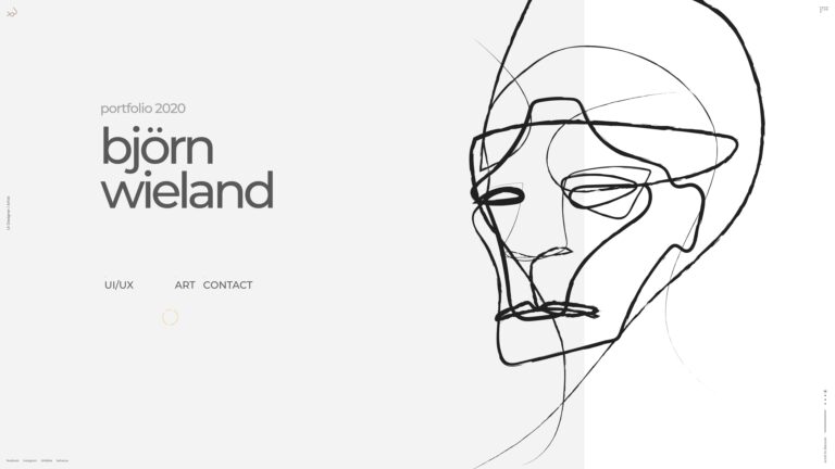 Björn Wieland - Web Design Awards Web Design Inspiration