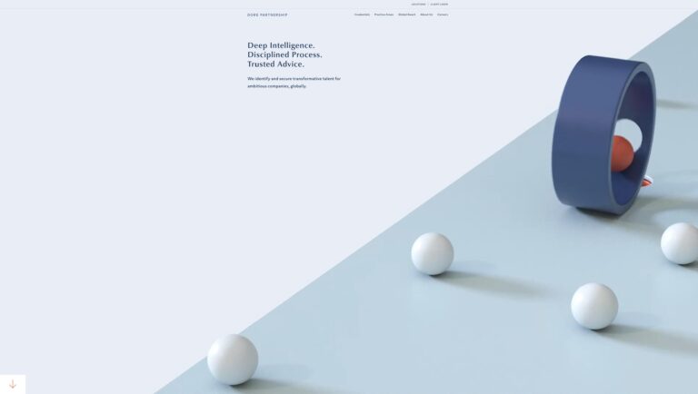 Dore Partnership - Web Design Awards Web Design Inspiration