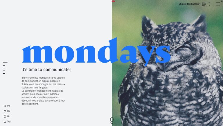 Mondays - Web Design Awards Web Design Inspiration