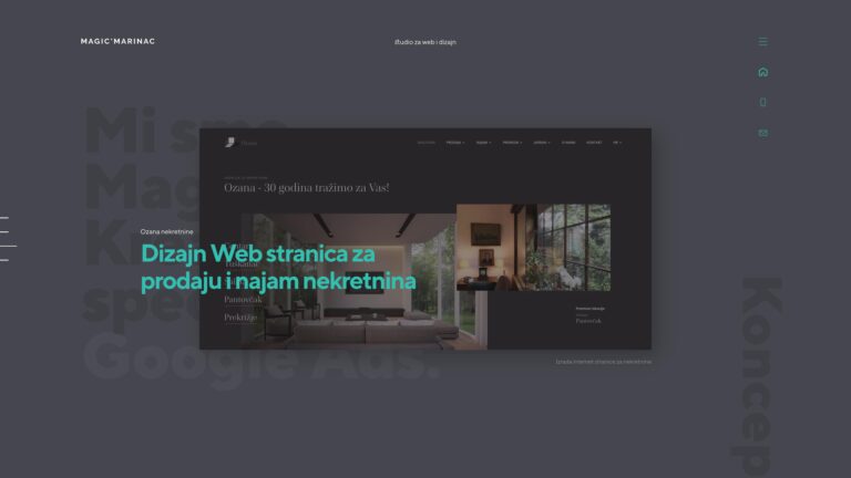 Web design studio MagićMarinac - Web Design Awards Web Design Inspiration