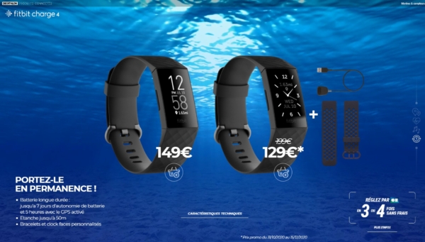 Fitbit charge 4 technology graphic design