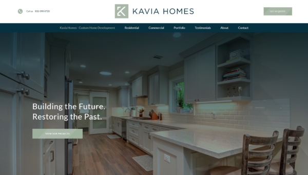 Kavia homes business & corporate minimal