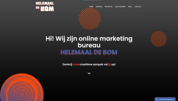 Helemaal de bom business & corporate colorful