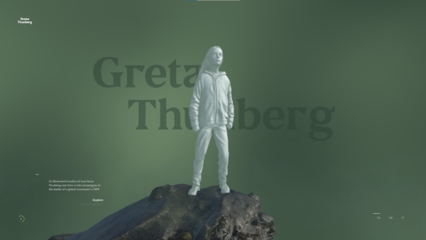 The Year of Greta All Winners Interaction Design