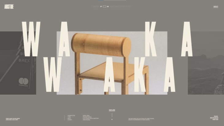 Aristide – Portfolio 2021 Portfolio Graphic design