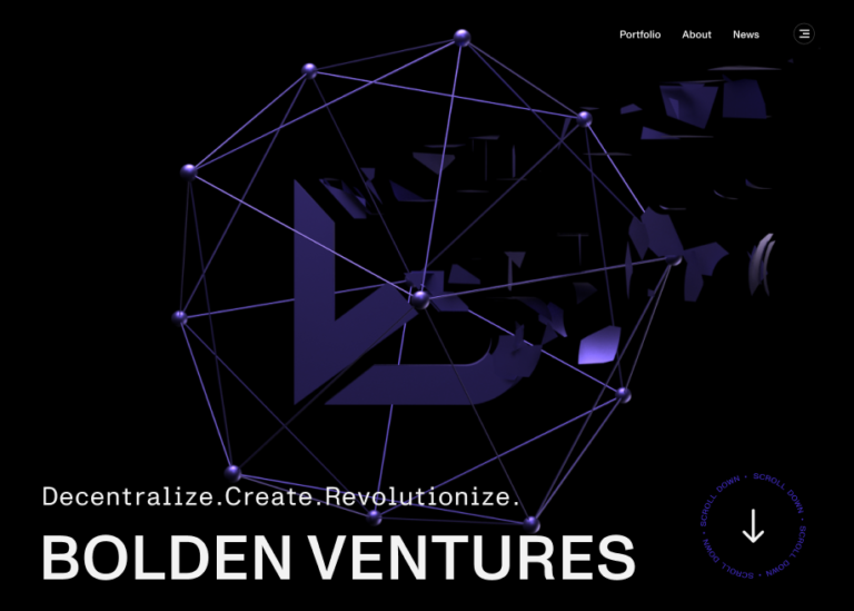 Bolden Ventures - Web Design Awards Web Design Inspiration