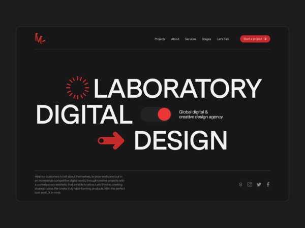 Mative labs — design agency other minimal