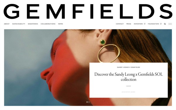 Gemfields Fashion Graphic design