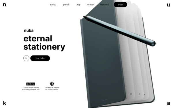 nuka: eternal stationery Design Agencies 3D