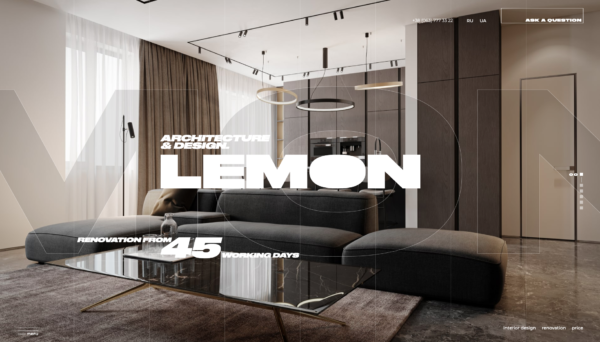 Lemon – Interior Design Studio Architecture Animation
