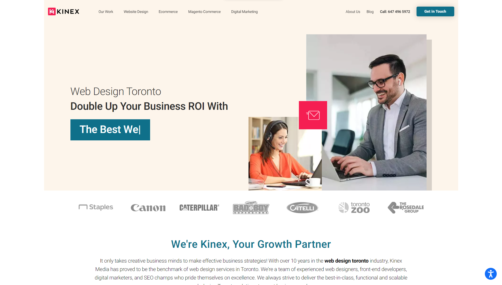 Kinex Media E-Commerce UI design