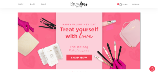 Store Brow Boss E-Commerce Clean