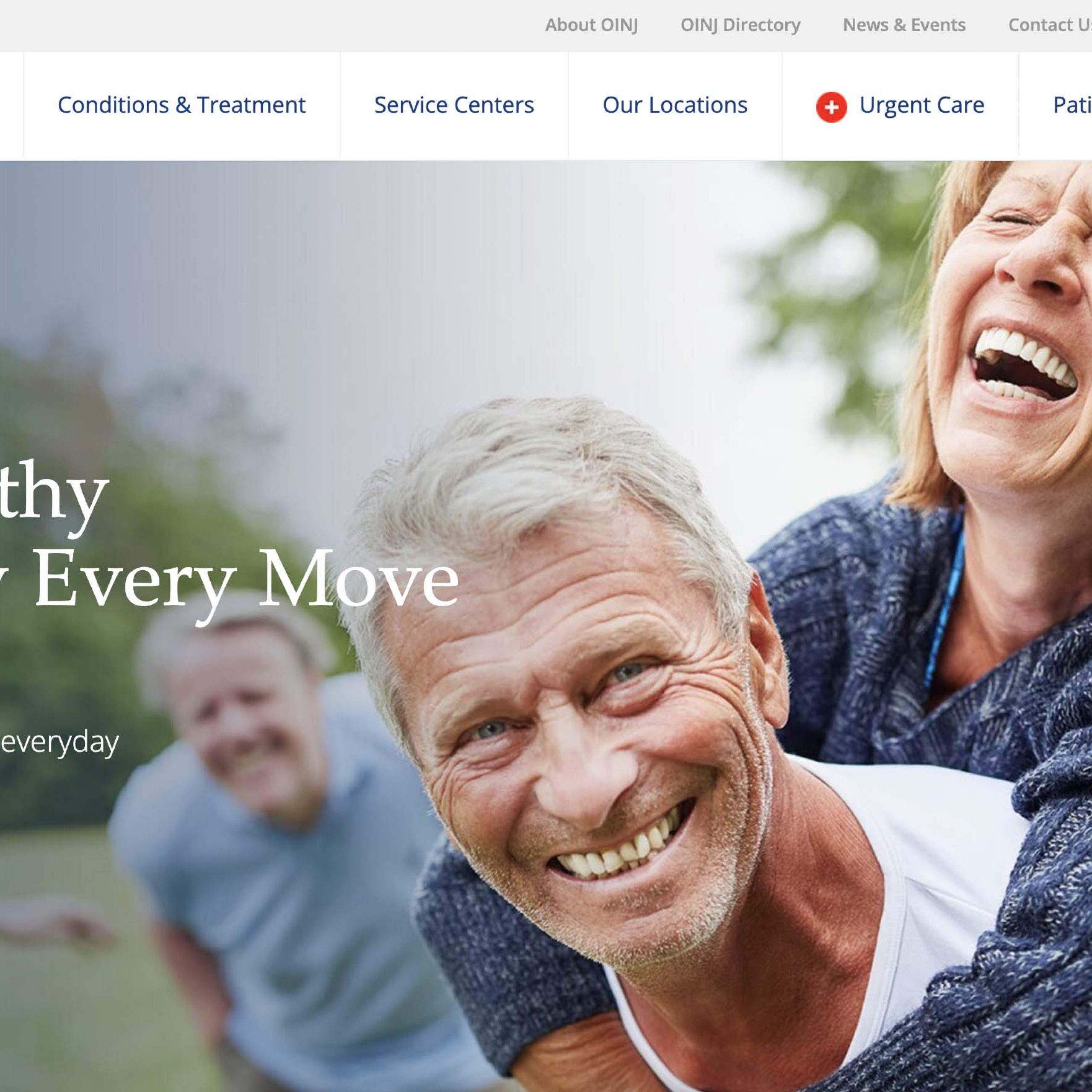 The orthopedic institute of new jersey business & corporate responsive design