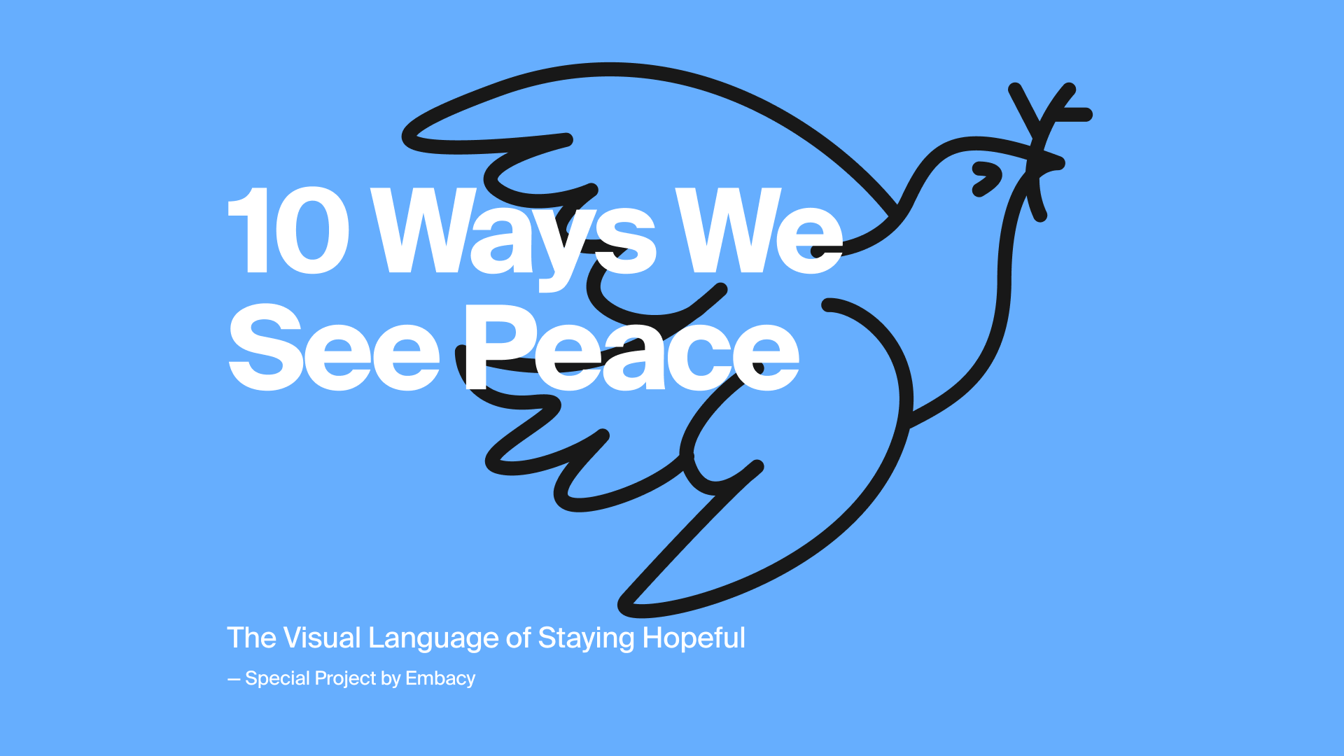10 ways we see peace design agencies graphic design