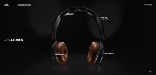 3d headphones visualization Design Agencies 3D