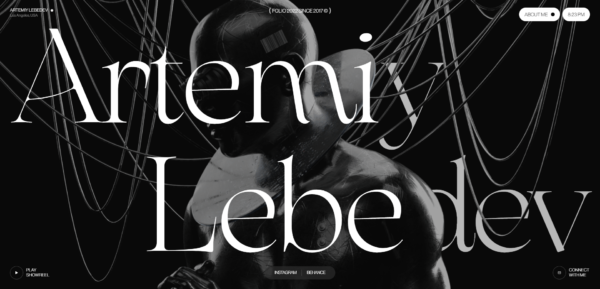 Artemii lebedev — portfolio portfolio clean