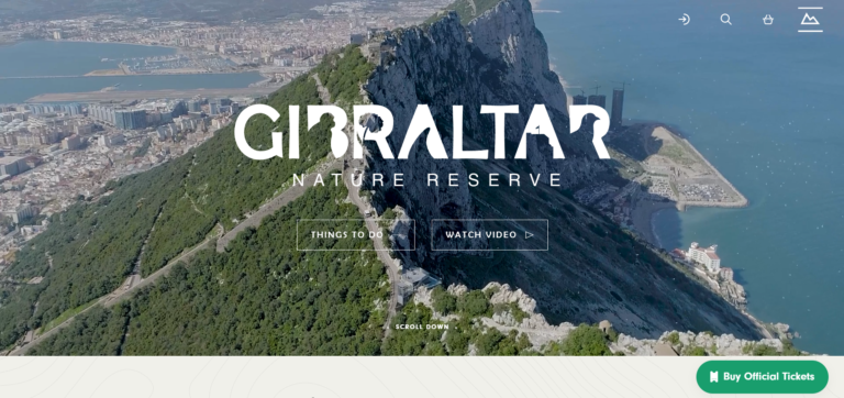 Gibraltar nature reserve e-commerce animation
