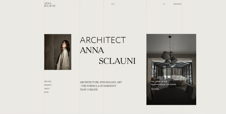 Anna sclauni agency portfolio about page