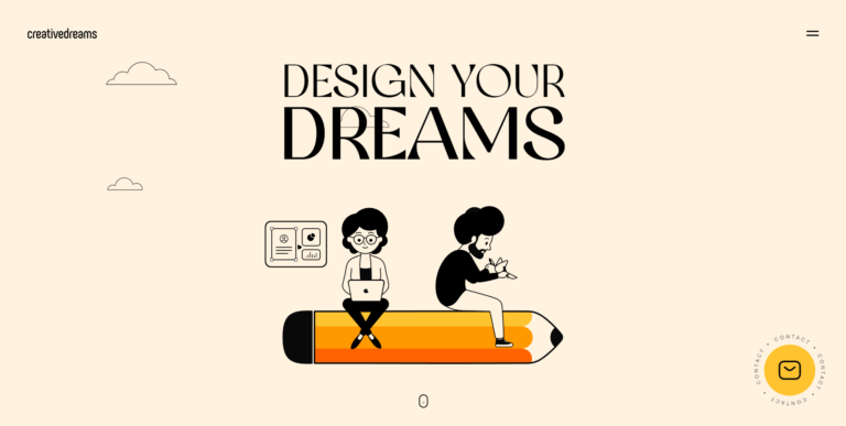 Creative dreams design agencies animation on scroll