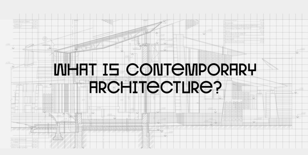 Modern architecture architecture animation on scroll