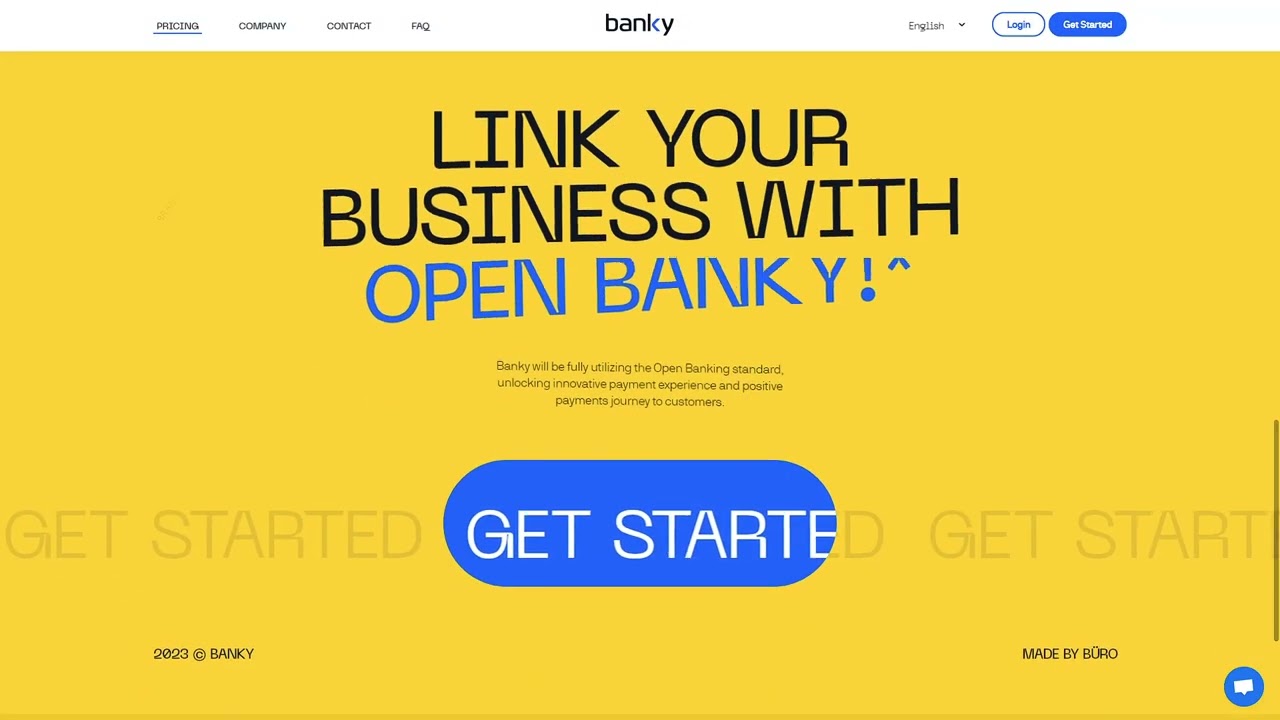 BANKY Finance Animation on scroll