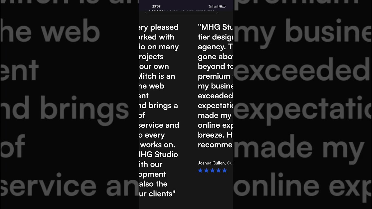 MHG Studio Agency Portfolio Clean