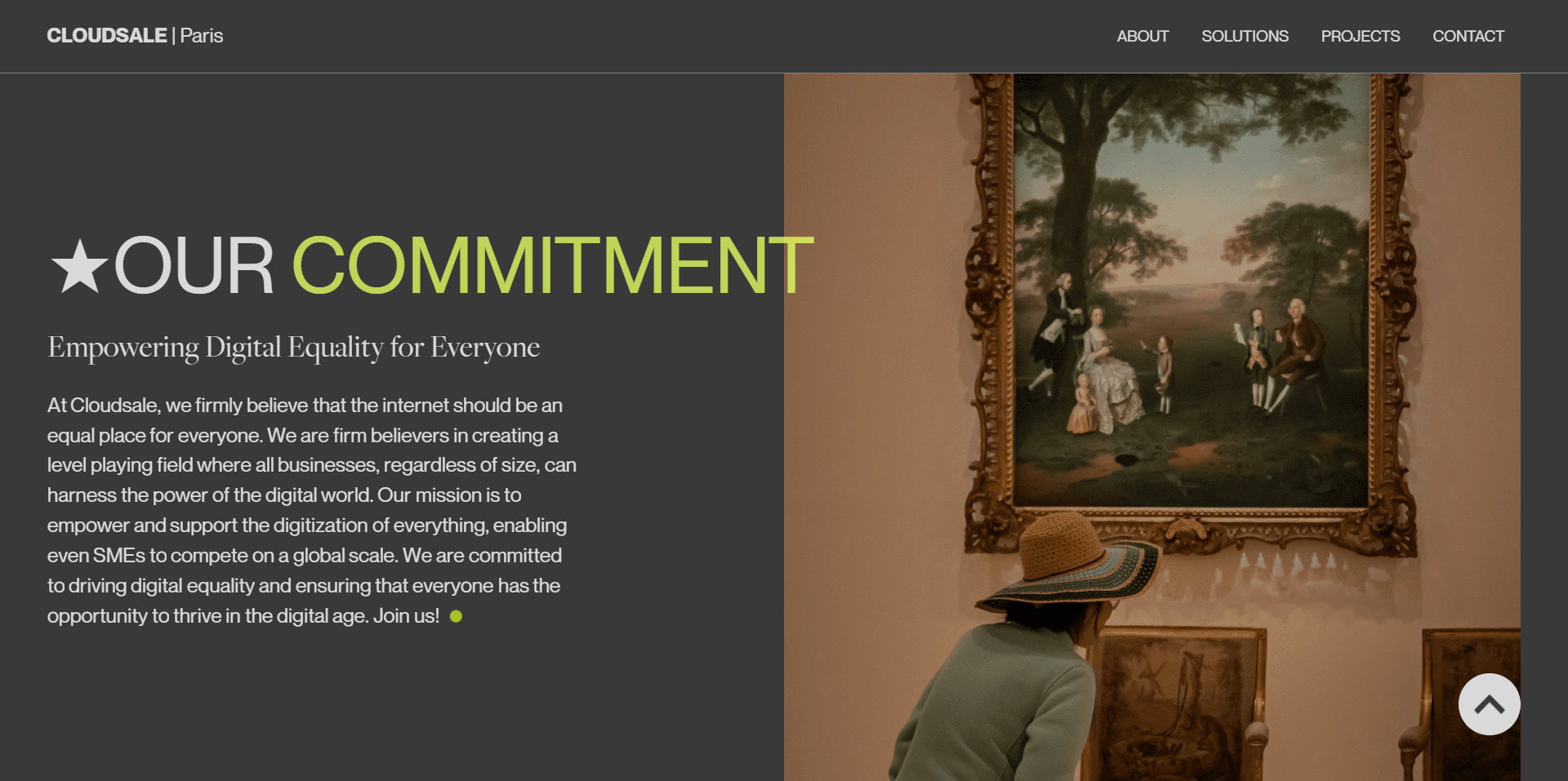 CloudSale – Paris Agency Portfolio Button
