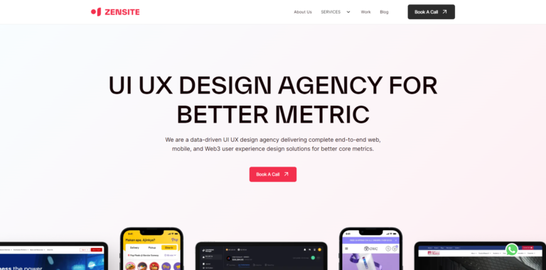 Zensite ui ux design agency design agencies about page