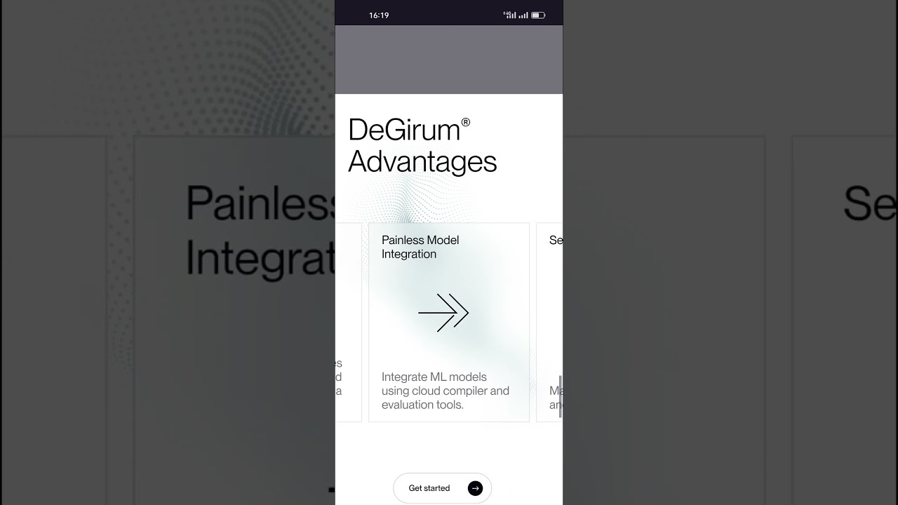DEGIRUM Services Animation on scroll