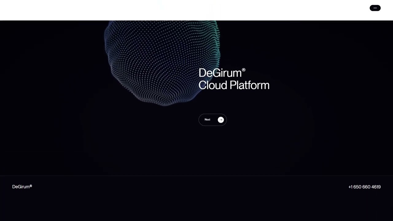 DEGIRUM Services Animation on scroll