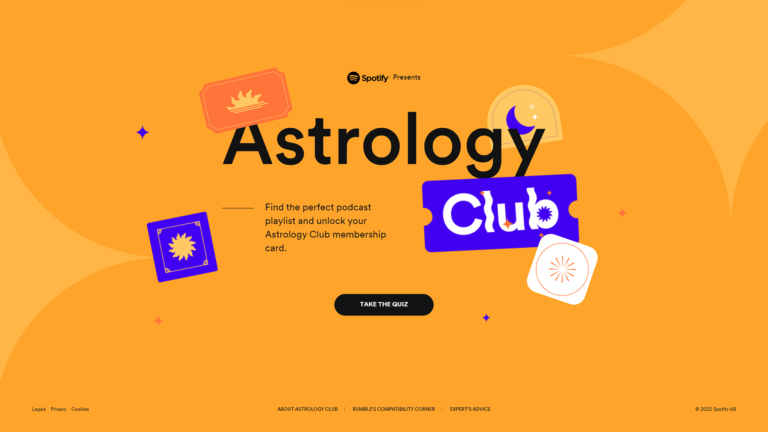 Spotify – astrology club