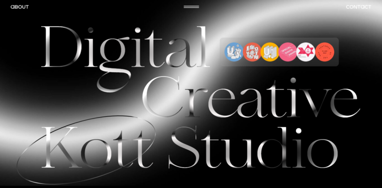 Kott studio agency portfolio about page