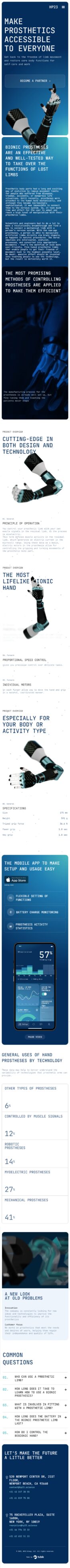 Hp23 — prosthetics accessible to design agencies 3d