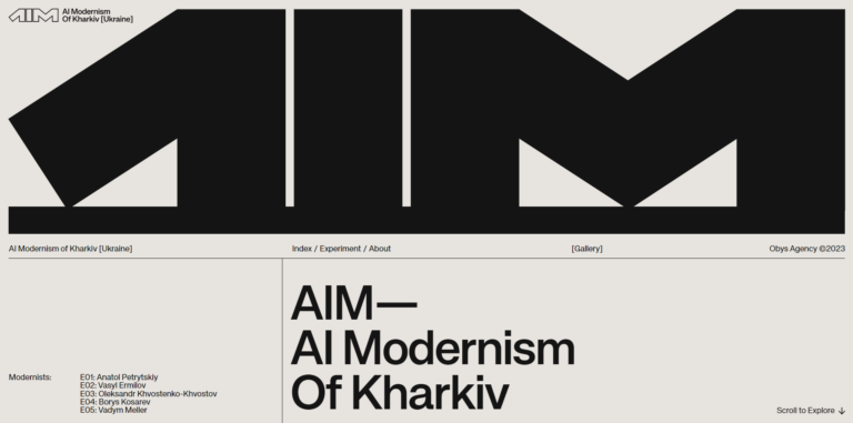 Aim — ai modernism of kharkiv