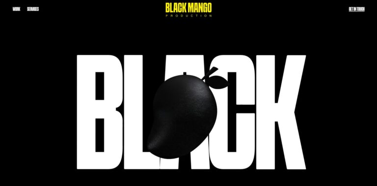 Black mango production agency portfolio 3d