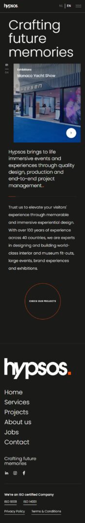 Hypsos design agencies about page