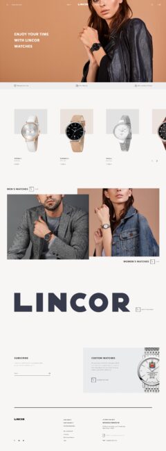 Lincor e-commerce 404 pages