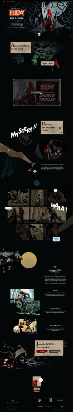 Hellboy: web of wyrd art & illustration dark