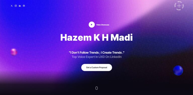 Hazem k h madi portfolio app about page
