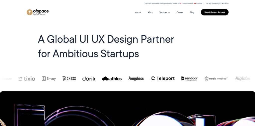 Ofspace digital agency design agencies app style