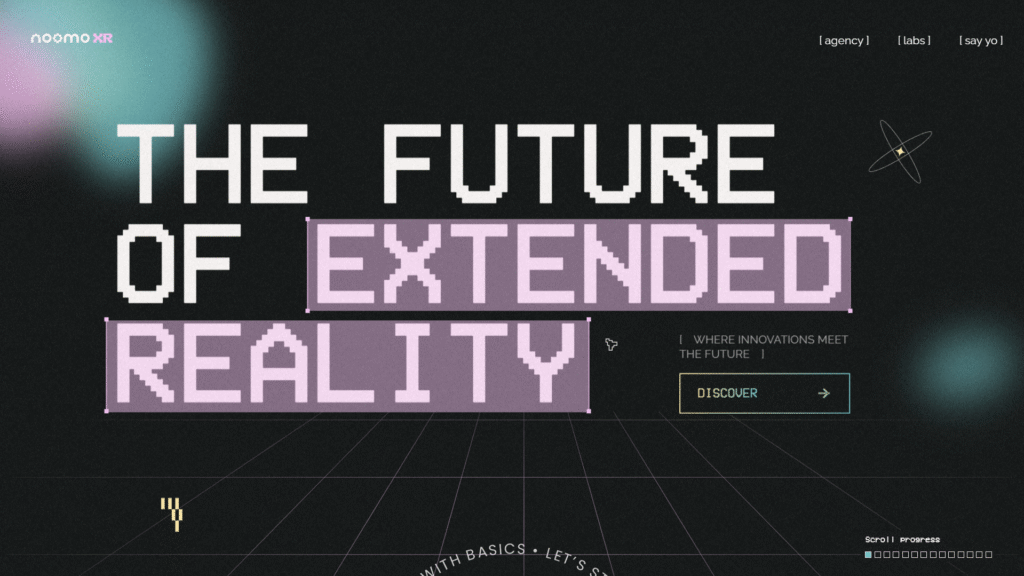 The future of xr art & illustration animation on scroll