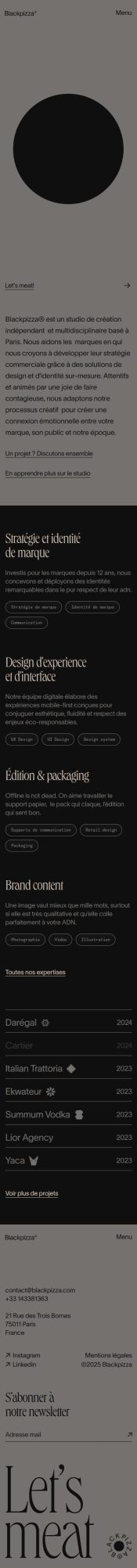 Blackpizza® design agencies 404 pages